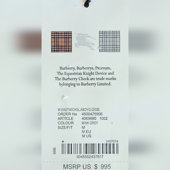 NWT Burberry down jacket - Picture 8 of 13